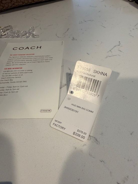 Coach Tan and Brown Signature Canvas Laptop Briefcase - Picture 4 of 7